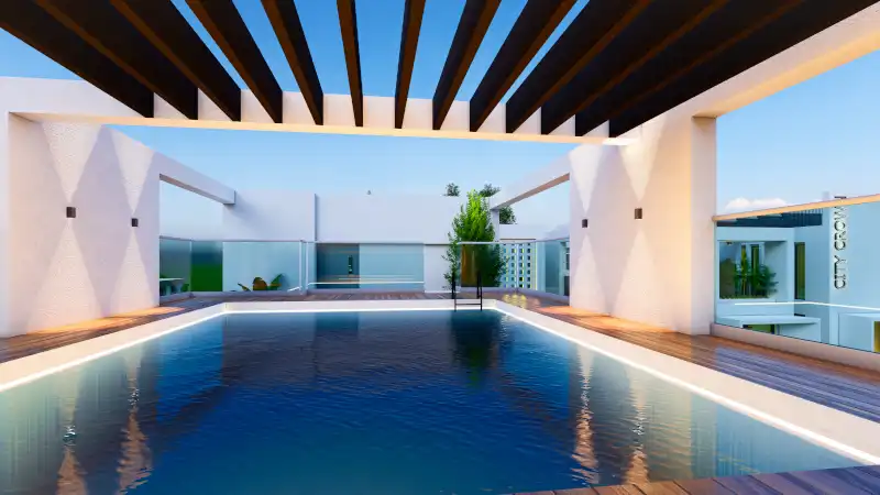 swimming pool front swimming pool front